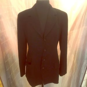DKNY Donna Karan Essentials Black‎ wool coat